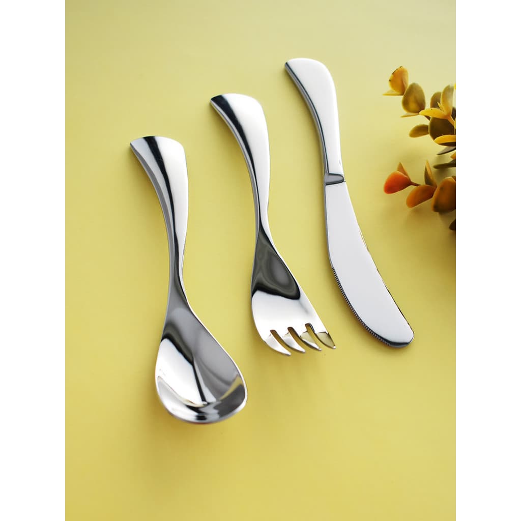 Conjunto de talheres infantis nórdicos bife comida ocidental talheres pequeno conjunto completo bonito 304 aço inoxidáve