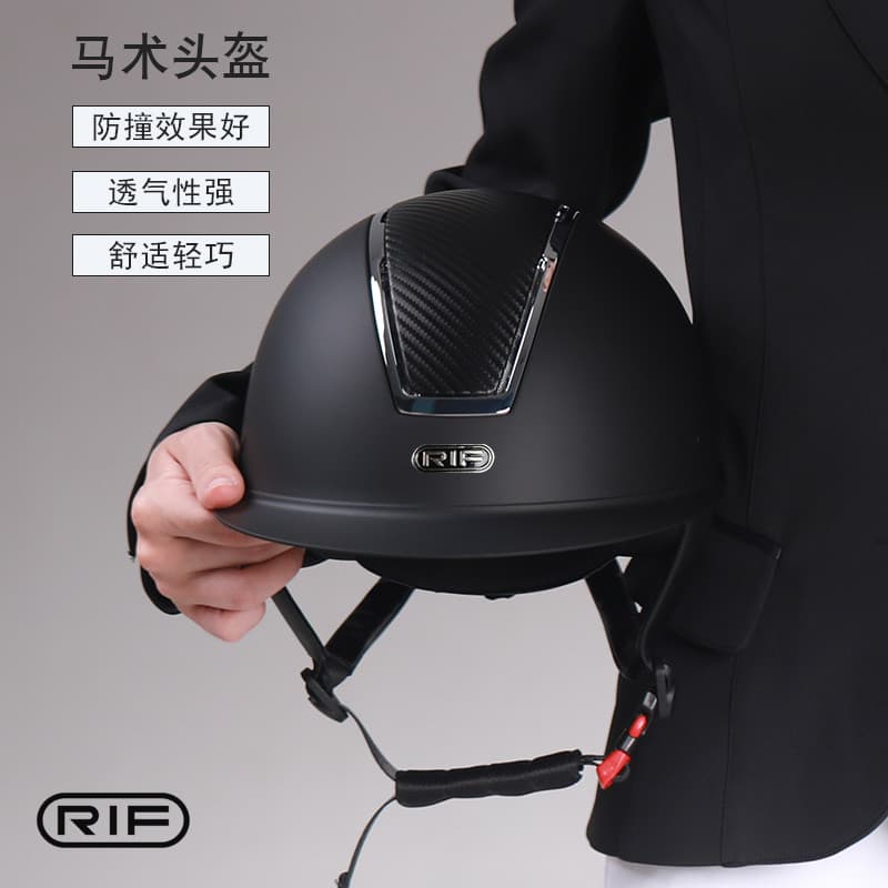 R RIF Capacete Equestre Homens Mulheres Capacete de Equitação Crianças Capacete de Obstáculo Equestre Capacete de Aba Gr