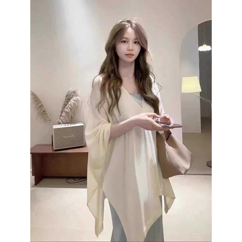 Versão coreana solta mais magro olhar All-Match protetor solar camisa feminina verão novo estilo preguiçoso Design nicho