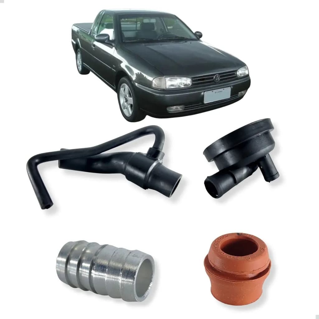 Kit Mangueira Bucha Conexão Antichama Saveiro Motor Ap G2