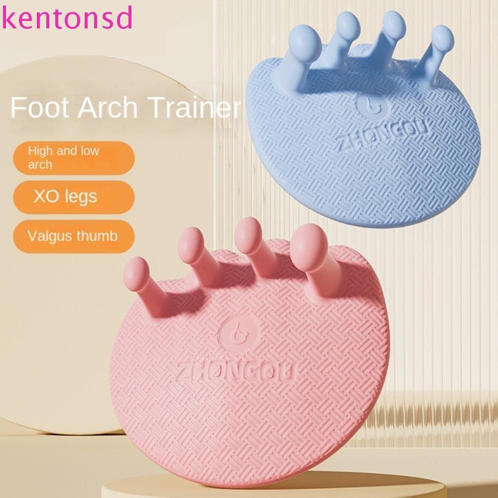 KENTONSD 1 Par De Treinador De Arco De Pé , Separadores De Dedos Macios Antiderrapantes , Corretor Portátil Sobrepostos