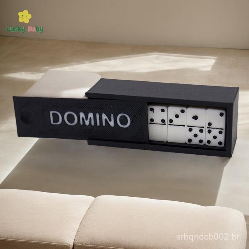 [Luckybaby-t] 1 Conjunto 1 : 12 Acessórios Para Casa De Bonecas Em Miniatura Modelo Dominó Construção Aprendizagem Brinq