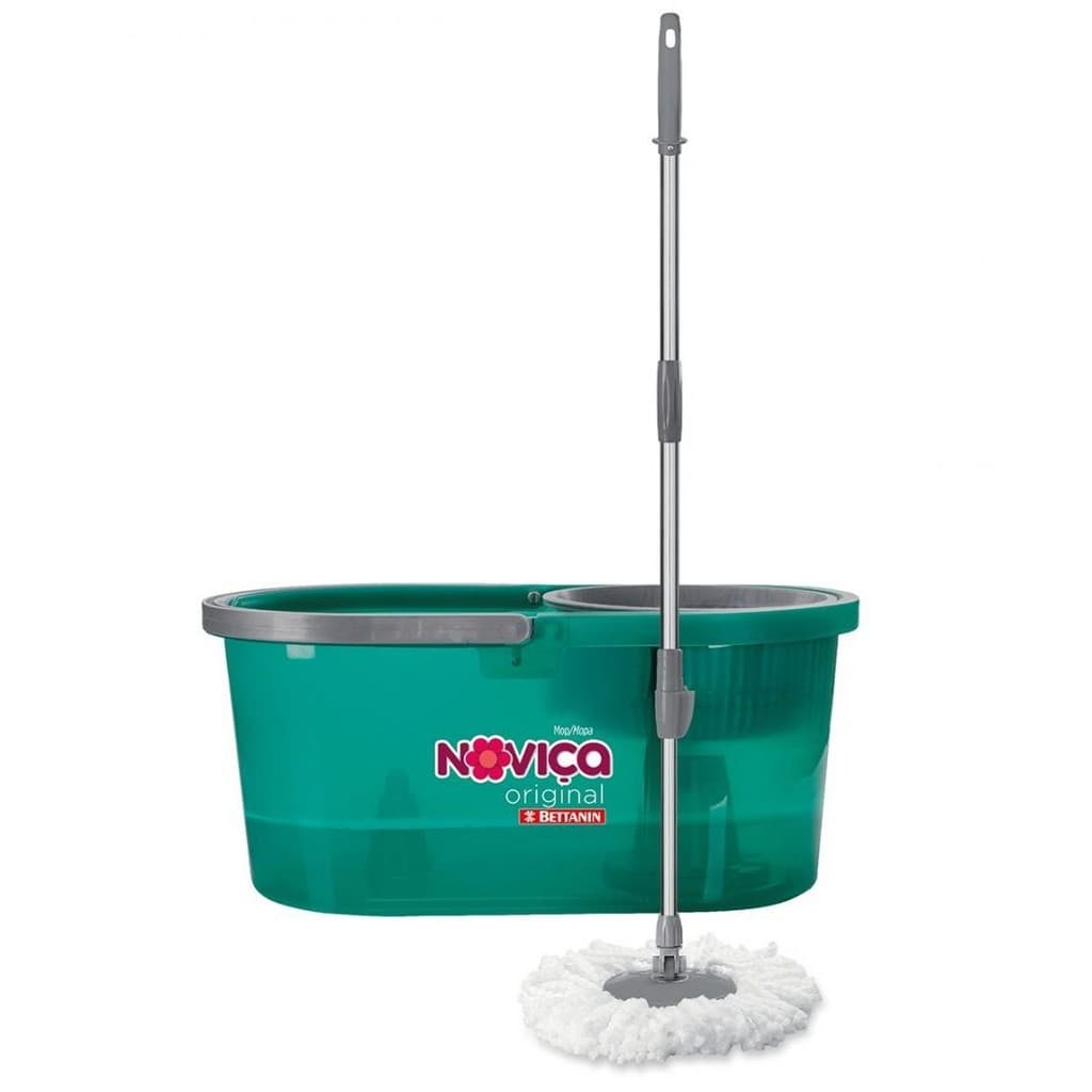 Mop Com Cabo e Balde de 13 Litros Linha Noviça Bettanin