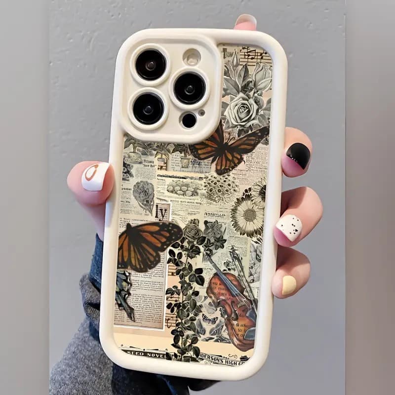 Capa de Celular luxo antiderrapante  para capinha iPhone 13 7 14 8 capinhas iphone X XS XR 12 15 16 11 Pro Max Plus