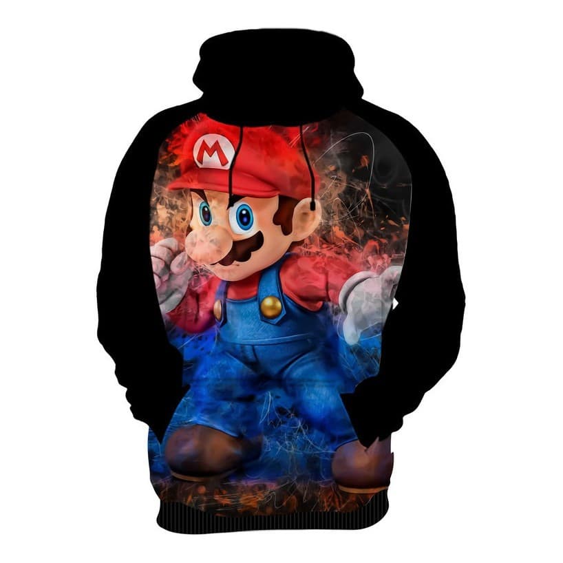 Blusa De Frio Moletom Super Mario Bros Video Games Jogos 09