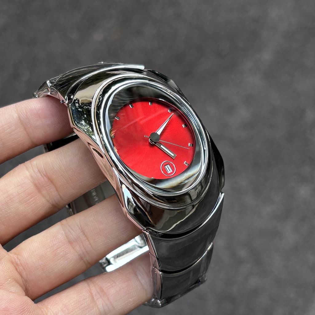 Relógio De Quartzo Masculino Alienígena Skoa Y2K | Marca De Nicho Moderna Design Estético Do Instagram # Y2KStyle AlienC