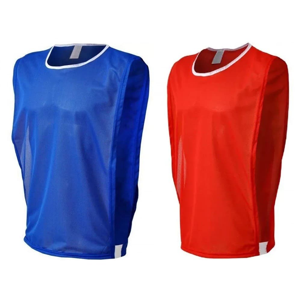 Kit Misto com 10 Coletes de Futebol (5 Azul e 5 Vermelho) - TRB
