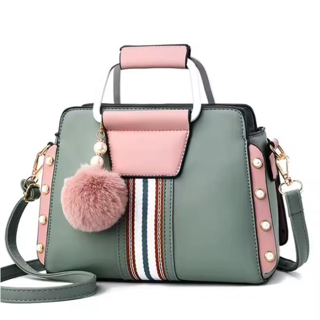 BOLSA FEMININA mY EK ESTILO - LINHA CROSSBODY BAG - GREEN MINT