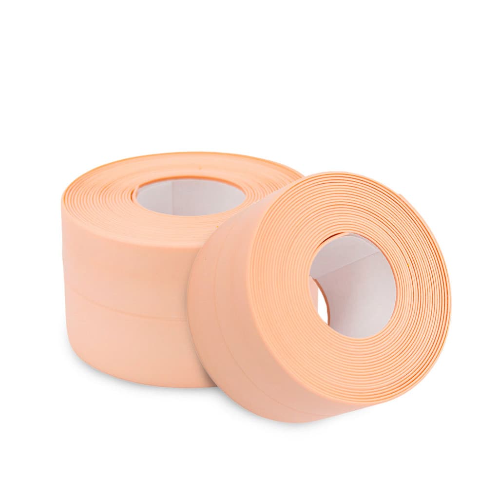 Fita Vedação Adesiva Rosa Claro para Janelas e Portas 3