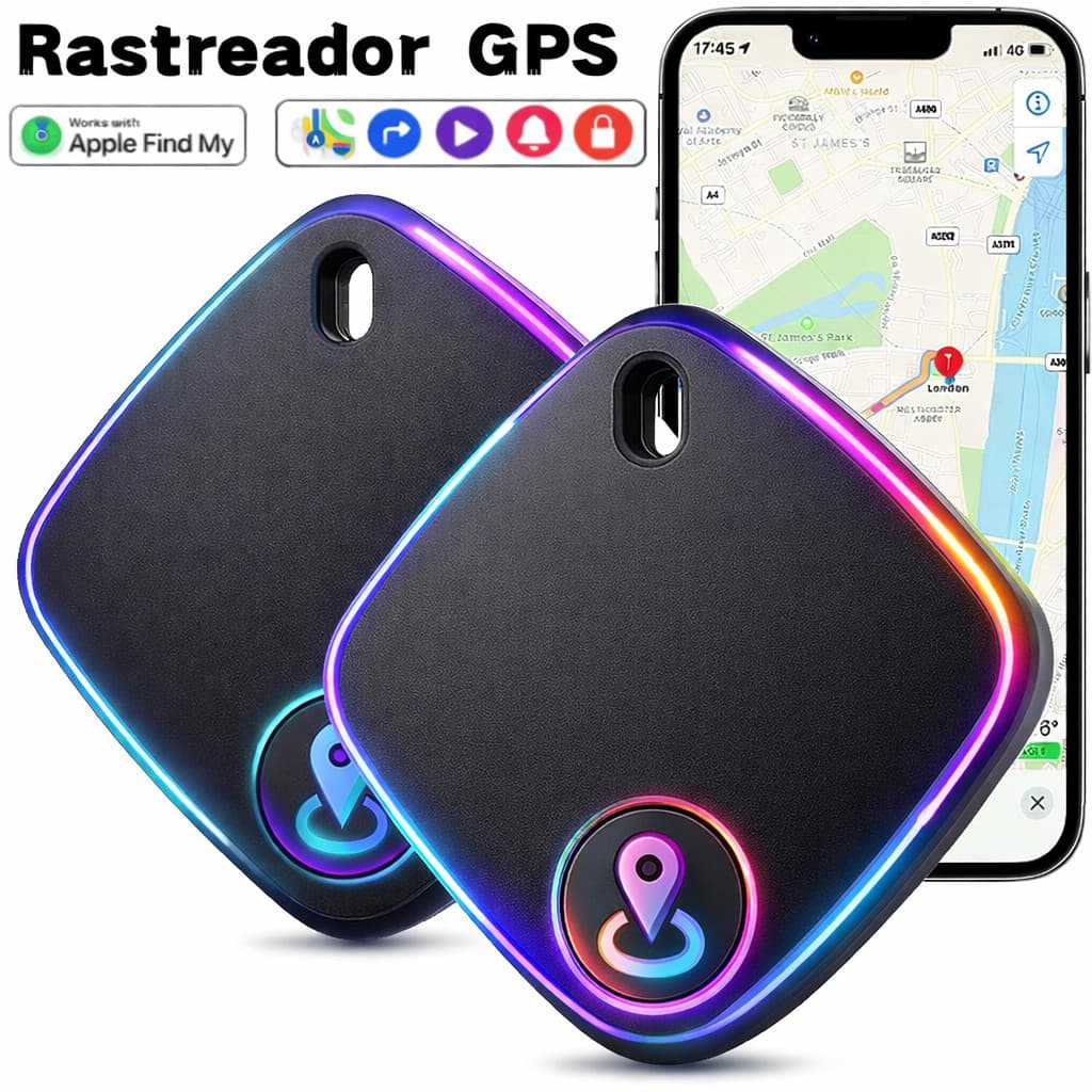 Rastreador AirTag Smart Tag Localizador GPS para Mala-Automóveis-Pet-Criança Compatível com iOS