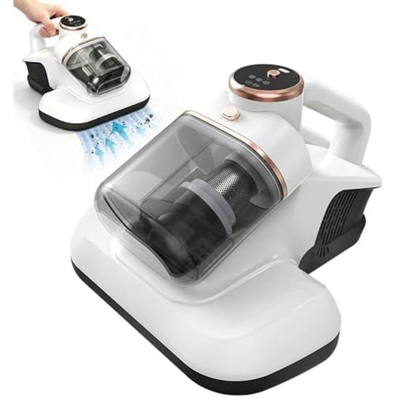 Aspirador De Pó De Colchão Sem Fio , Cama Portátil 10Kpa Com 3 Modos De Velocidade & amp ; Tela LED , Limpador De Tecido