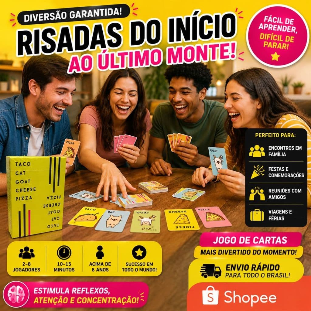 Taco Cat Goat Cheese Pizza – O Jogo Que Faz Todo Mundo Rir