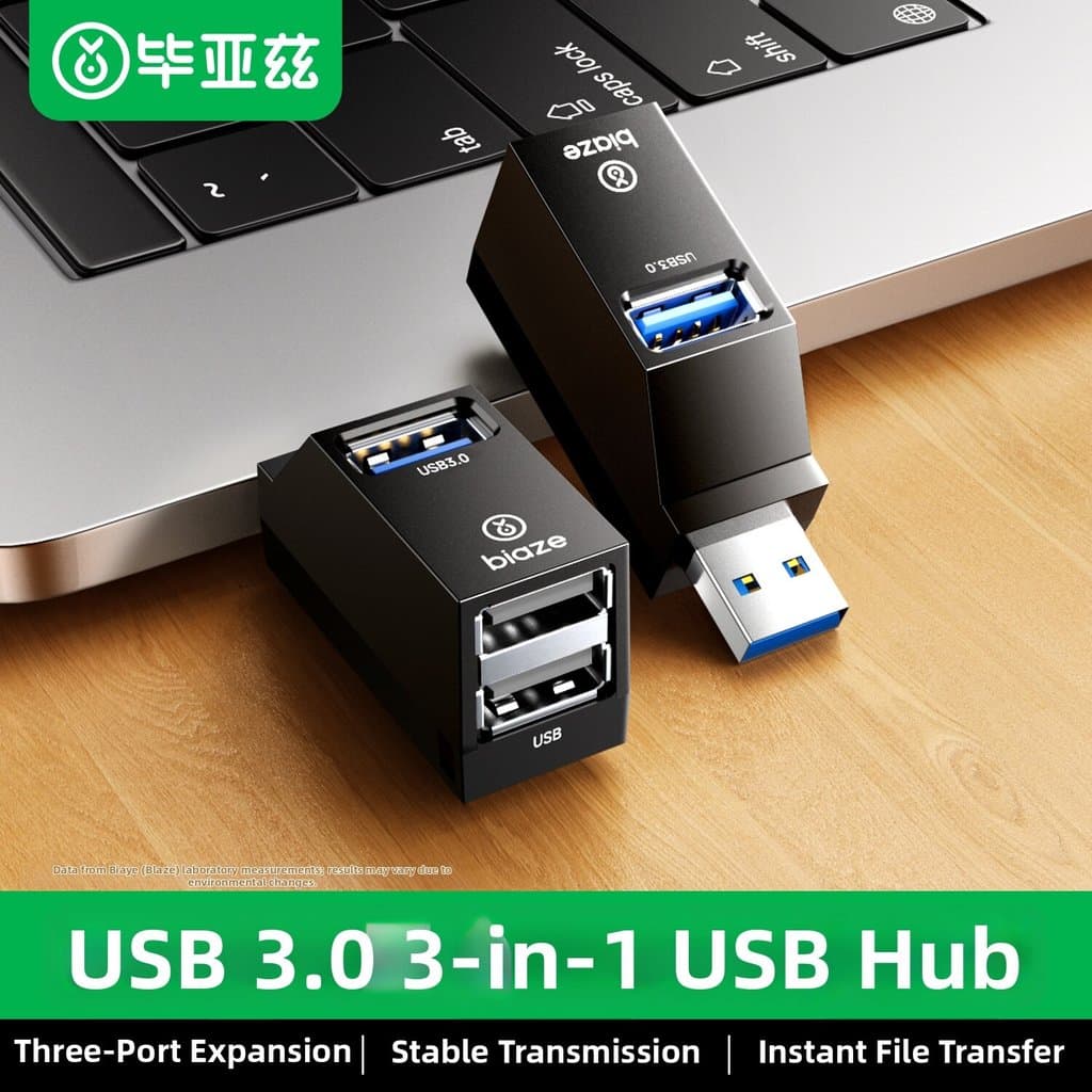 Hub De Carregamento Rápido Multiportas USB Para Carro