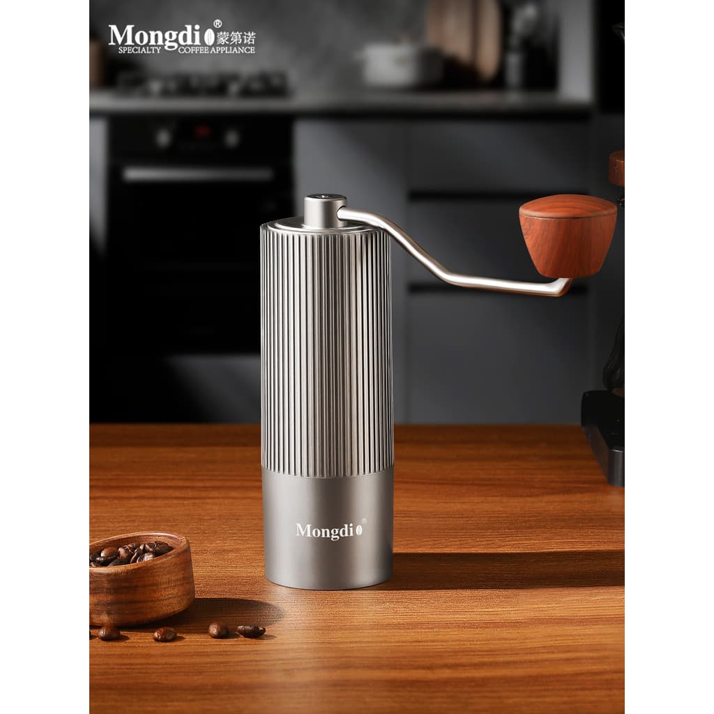 Mongdio Moedor de mão Moedor de mão Máquina de café Núcleo de aço Moedor de grãos de café portátil