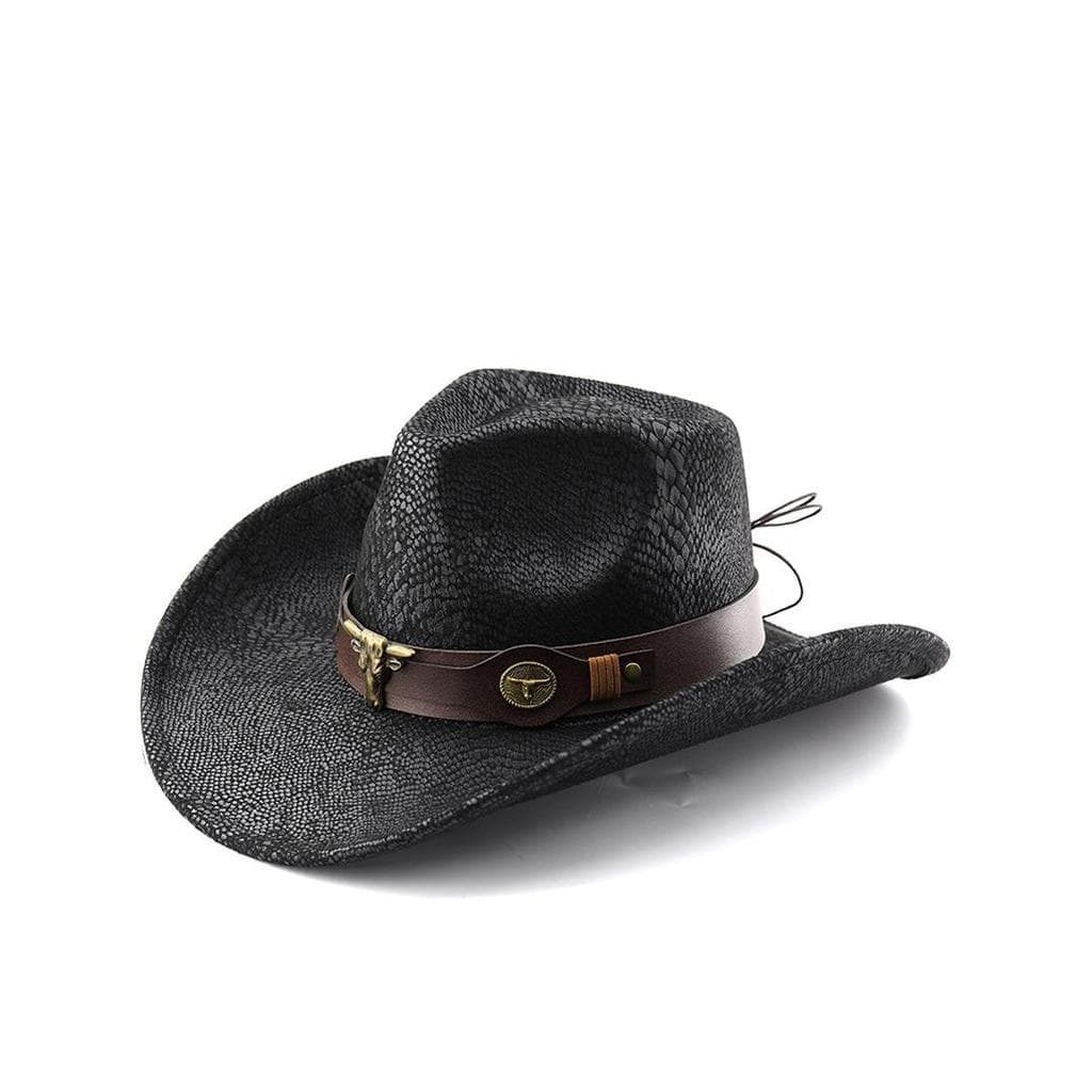 Chapéu de equitação clássico masculino feminino guarda-sol chapéu de praia textura de camurça chapéu de Cowboy ocidental