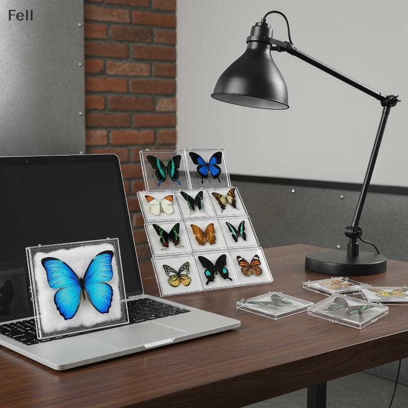 [Fel] 1 Peça Borboleta Chinesa Inseto Real Para Meninas Presente Decorativo Educacional Dia Das Crianças Venda Quente