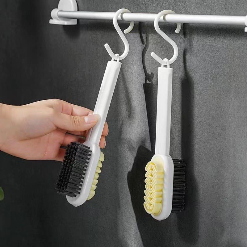 Escova de sapato escova de lavagem de sapato macio limpeza de cabelo doméstico não machuca sapatos multifuncional