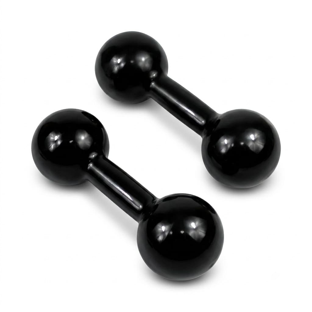 Par de Halter 5Kg Emborrachados para Musculação e Treino Funcional preços imbativeis