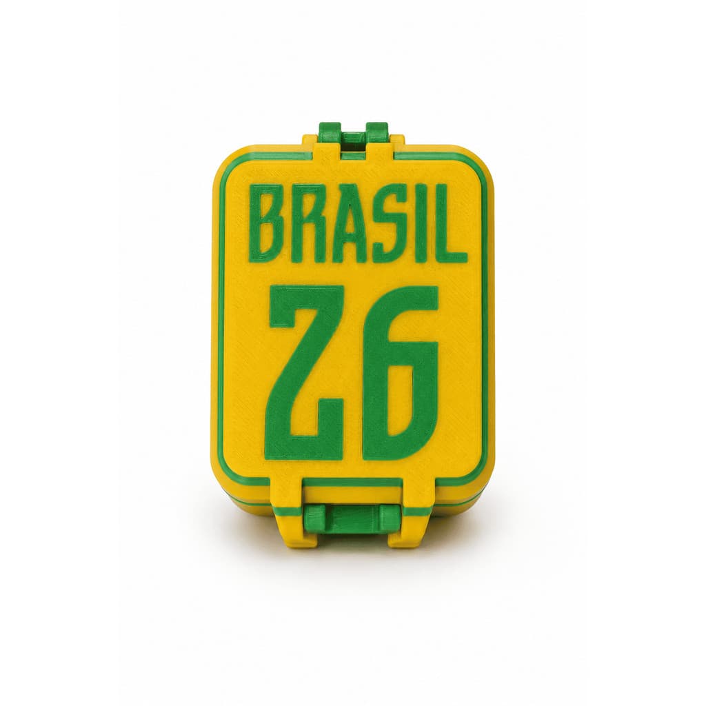 Caixinha para Figurinhas Vai Brasil 2026 – Organizador Compacto para Coleção