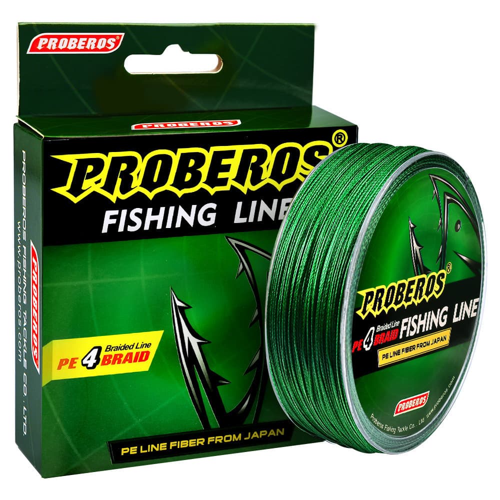 Linha de pesca Dali Ma de 4 fios e 100 metros em amarelo/azul/vermelho/cinza/verde, linha PE de 5 cores 0.4 # -10 # O fi