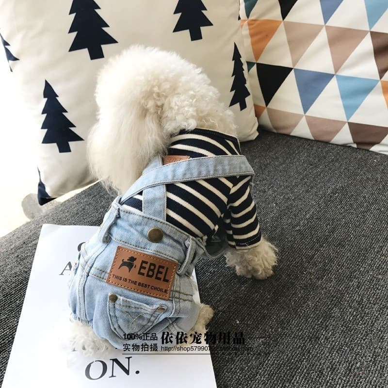 Macacão de Cowboy para Cães, Roupa de Pet, Roupa de Cowboy para Cães, Suspensórios, Fantasia de Bulldog Francês, Roupa p