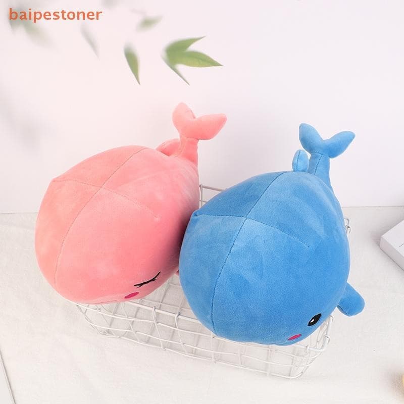[baipestoner] 35CM Desenho Animado Baleia Brinquedo De Pelúcia Macio Golfinho Boneca Almofada Travesseiro Decoração De C