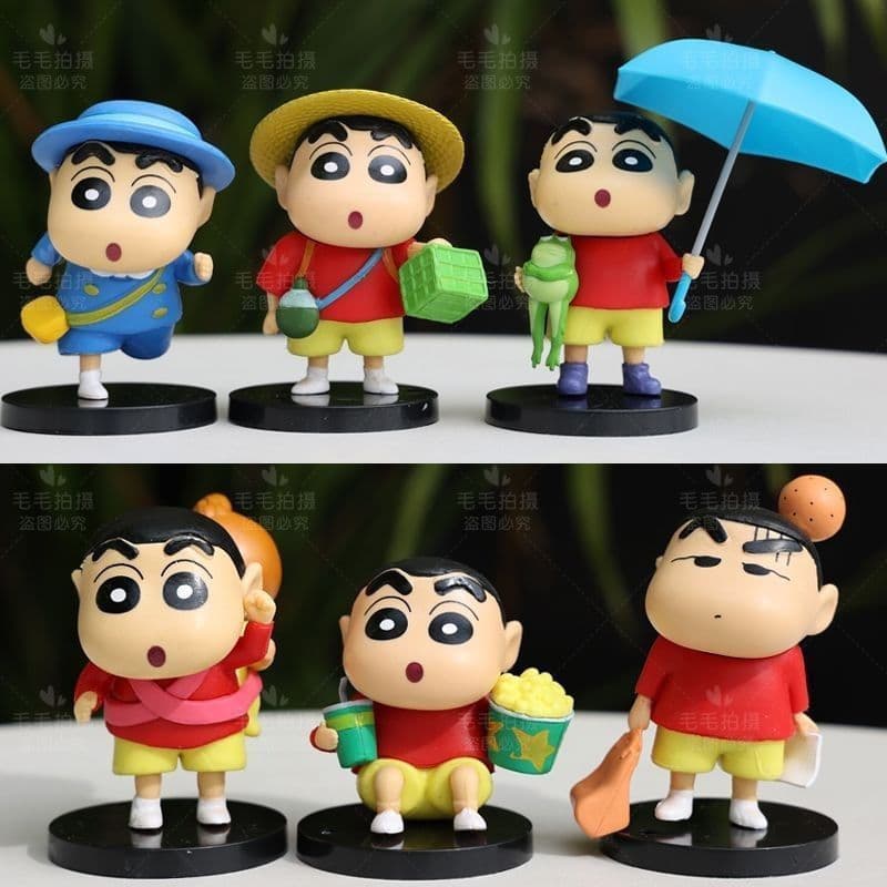Crayon Shin-Chan Série Chang Shin-Chan Mercadoria Figura Boneca Fofa Presente de Aniversário Boneca Decoração de Mesa
