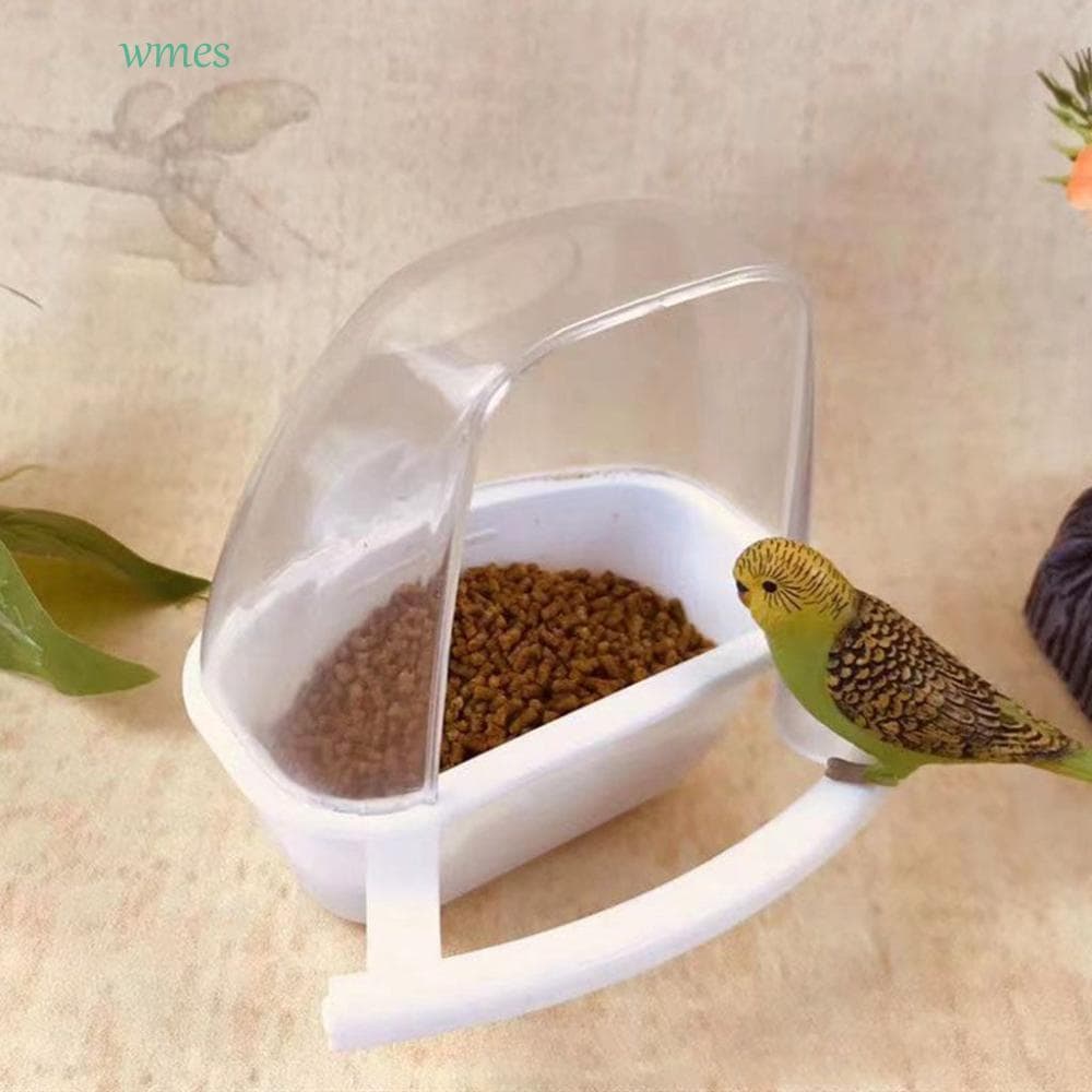 WMES1 Alimentador De Pássaros À Prova De Respingos , Decoração De Gaiola , Fixação Na , Brincando E Comendo Recipiente D
