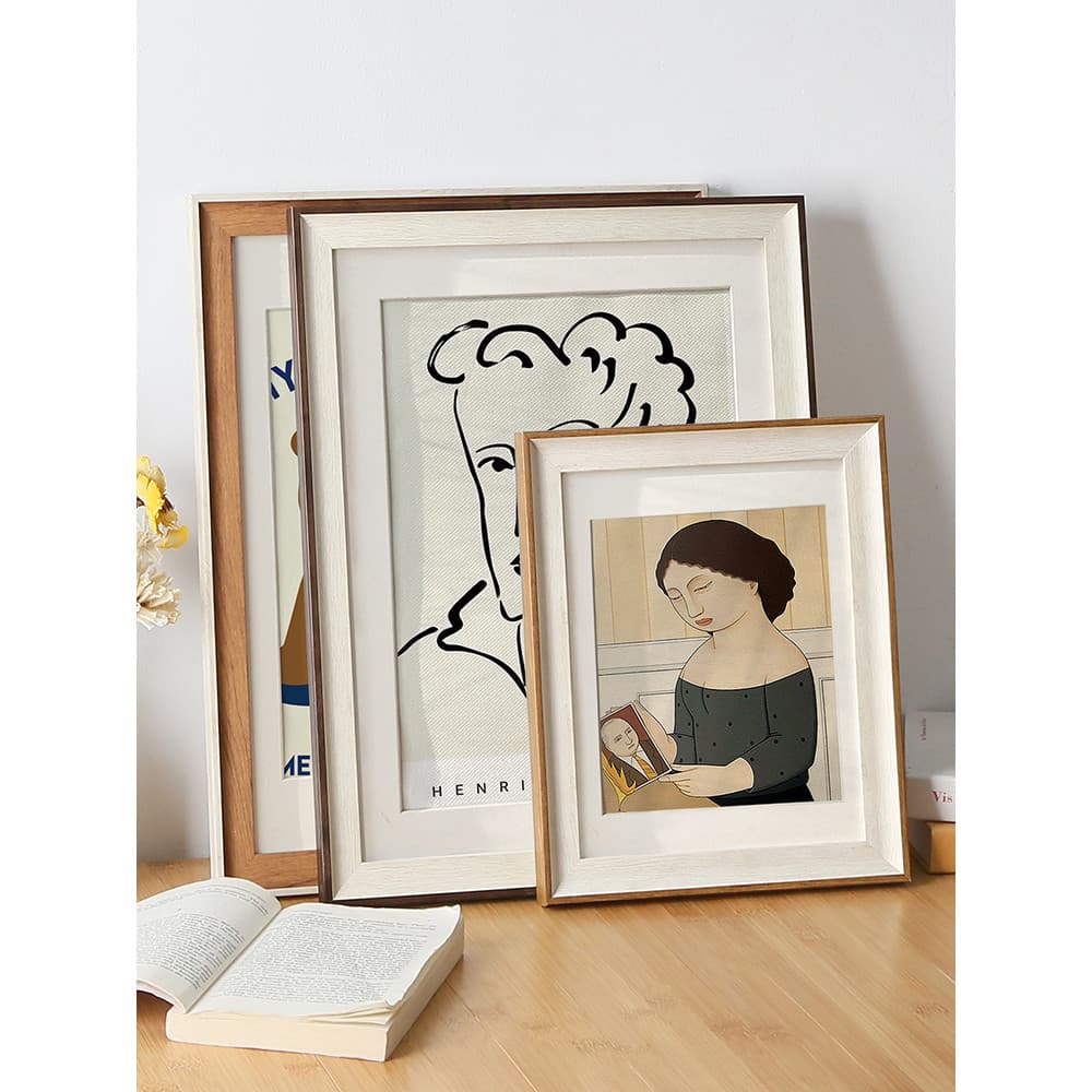 Estilo europeu moldura de foto mesa 17cm 20cm 23cm 27cm 33cm A13cm simples moldura de foto das crianças ornamentos moldu