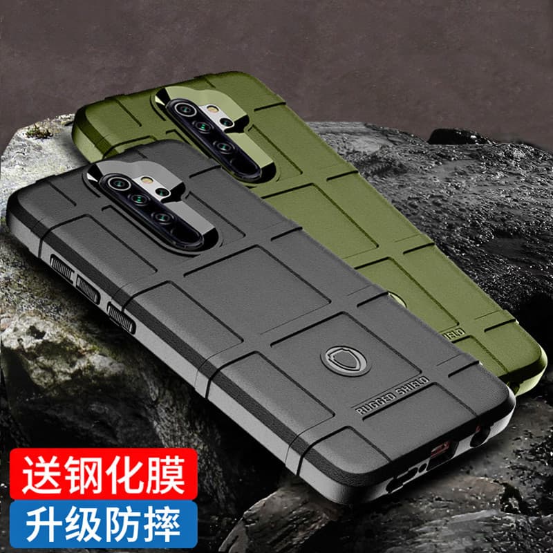 Adequado para Redmi note8pro Capa de telefone Orifício grande resistente a choques RedMi8 Capa de telefone Silicone Redm