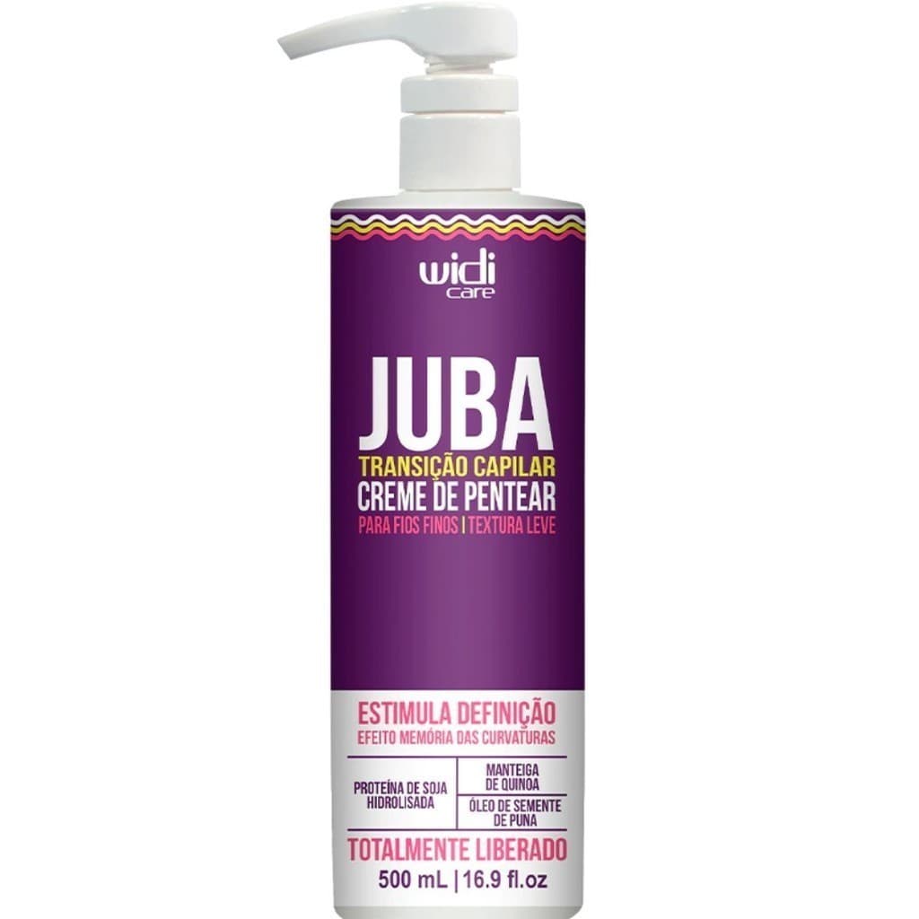 Widi Care Juba Transição Capilar Creme De Pentear Textura Leve 500ml