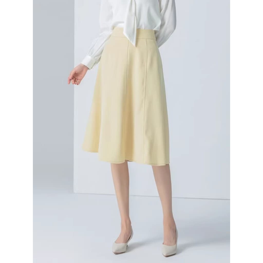 Saia feminina 2026 estilo verão mais magro olhar moda high-End de cintura alta guarda-chuva saia capa barriga saia Desig