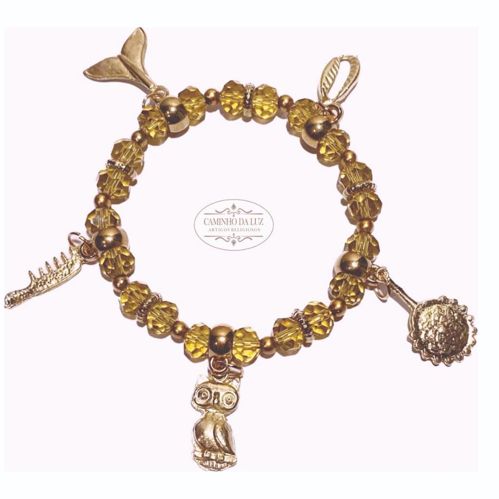 Pulseira De Oxum - Orixás Entidade Umbanda Candomblé