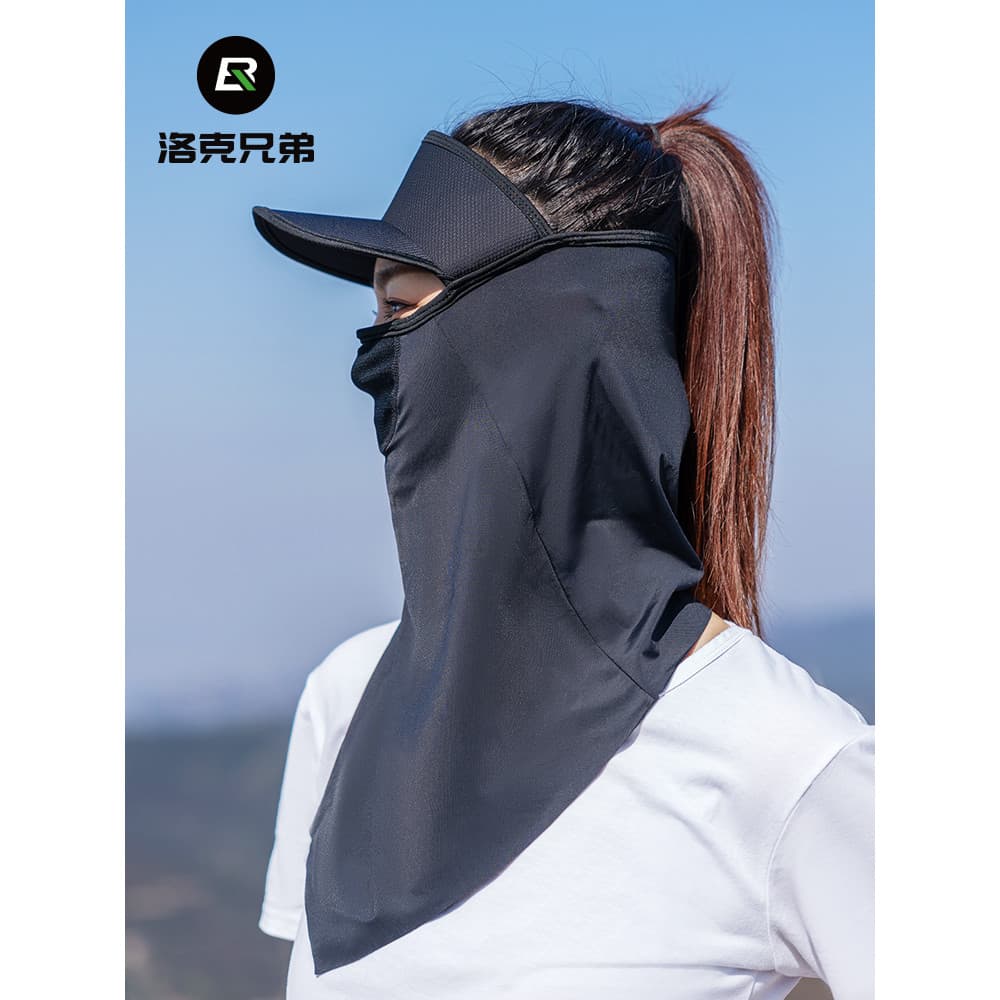 Rock irmãos protetor solar máscara chapelaria babador de seda gelo verão homens mulheres pesca ao ar livre motocicleta e