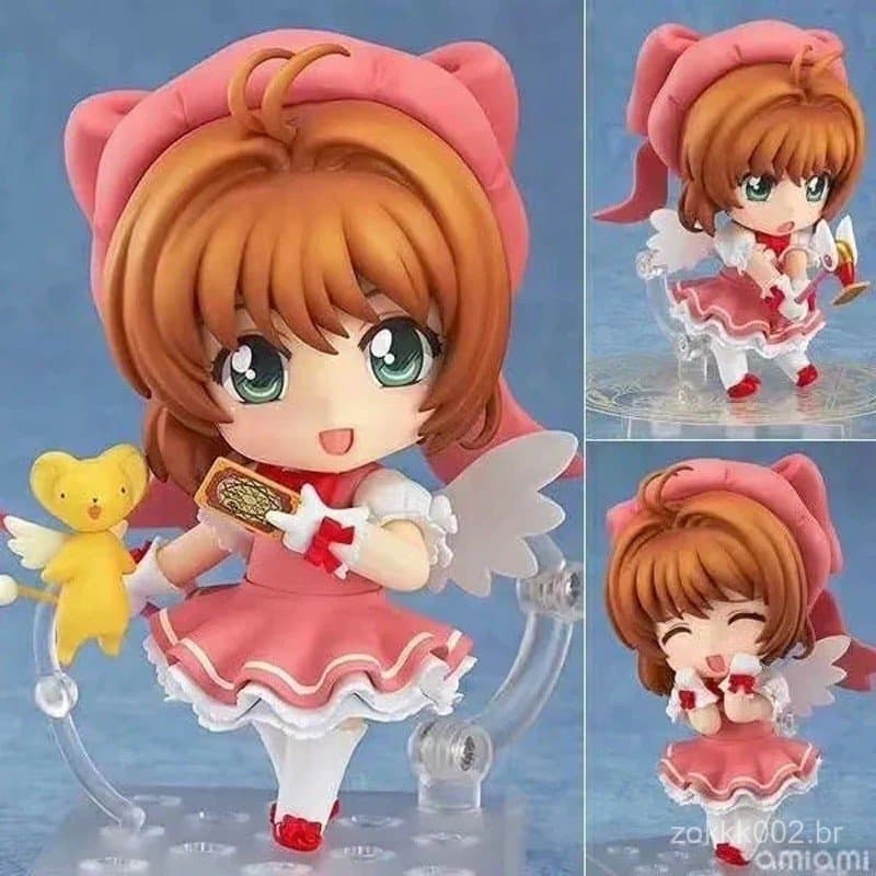 Boneco Sakura Card Captors 10 Cm Articulado Série 400 Nendoroid Action Figure Colecionável
