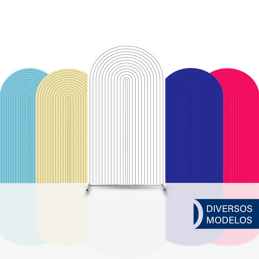 Painel Romano Ripado Sublimado Varias cores Capa Helanca 1x2m Reforçada com Elastico Veste Facil Aniversario Festas