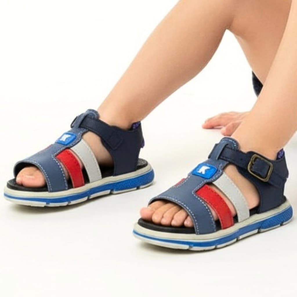 Papete Infantil Menino Sandália Masculina Chinelo Fivela Percatinha Escolar Dia das Crianças Macia