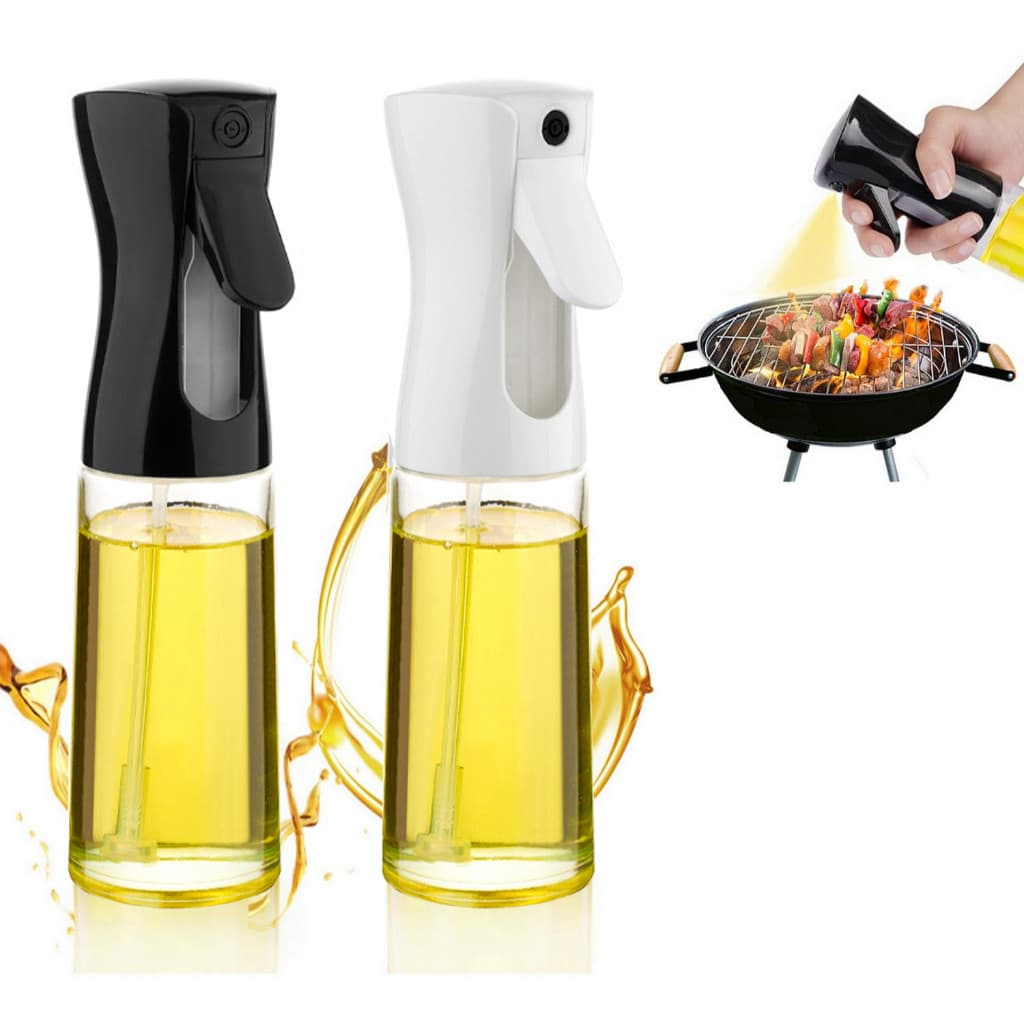 Spray de Vidro Azeite Vinagre Óleo Pulverizador  Borrifador Galheteiros Premium Culinário Cores Sortidas