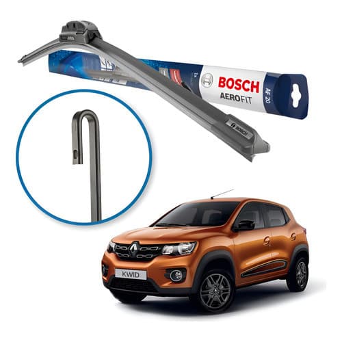 Palheta Limpador Chuva Parabrisa Bosch Kwid 2017 A 2023 Preto