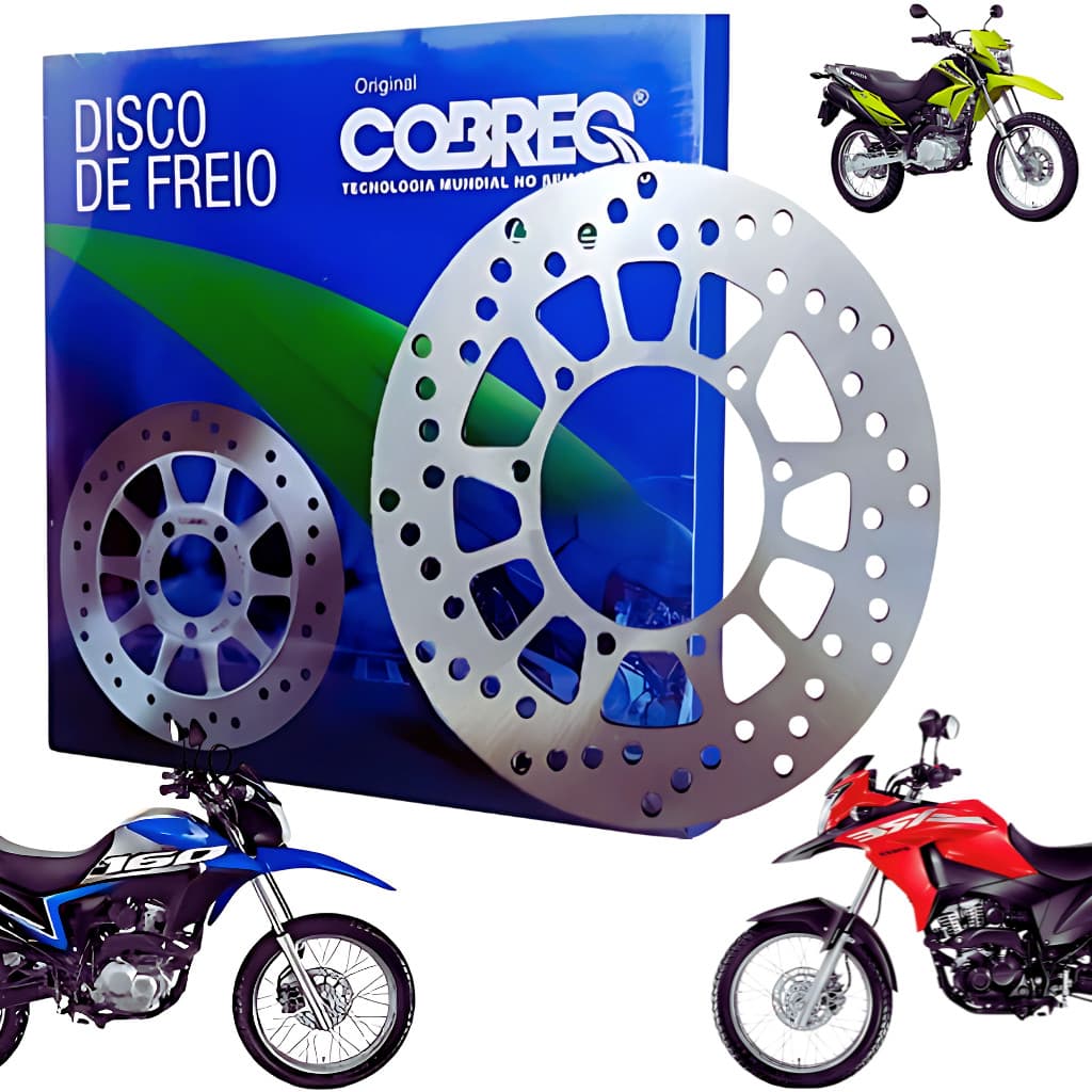 Disco De Freio Dianteiro Nxr Bros 150 2003 2004 ATÉ 2015 / Nxr Bros 160 / Xre 190 / 2016 2017 2018 2019 2020 ORIGINAL