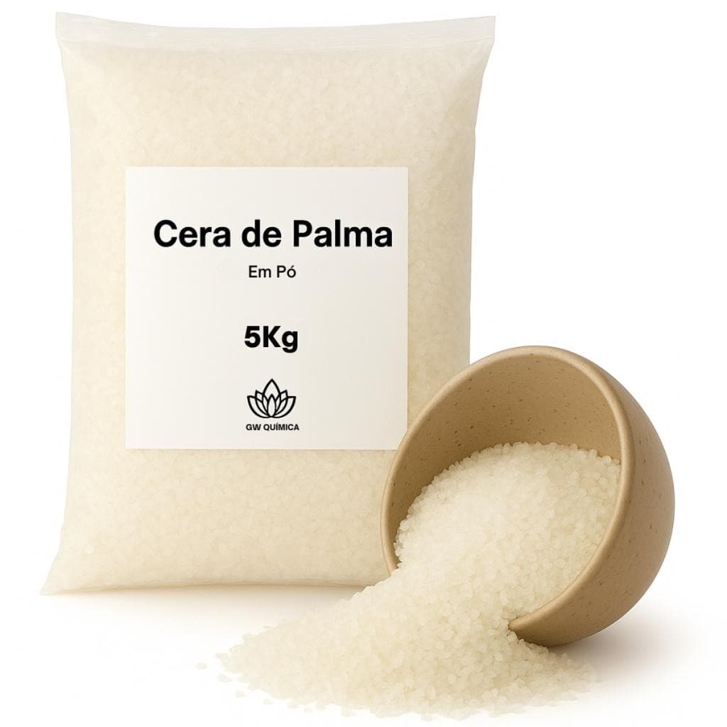 Cera de Palma Vegetal Fabricação Artesanal Velas 5Kg