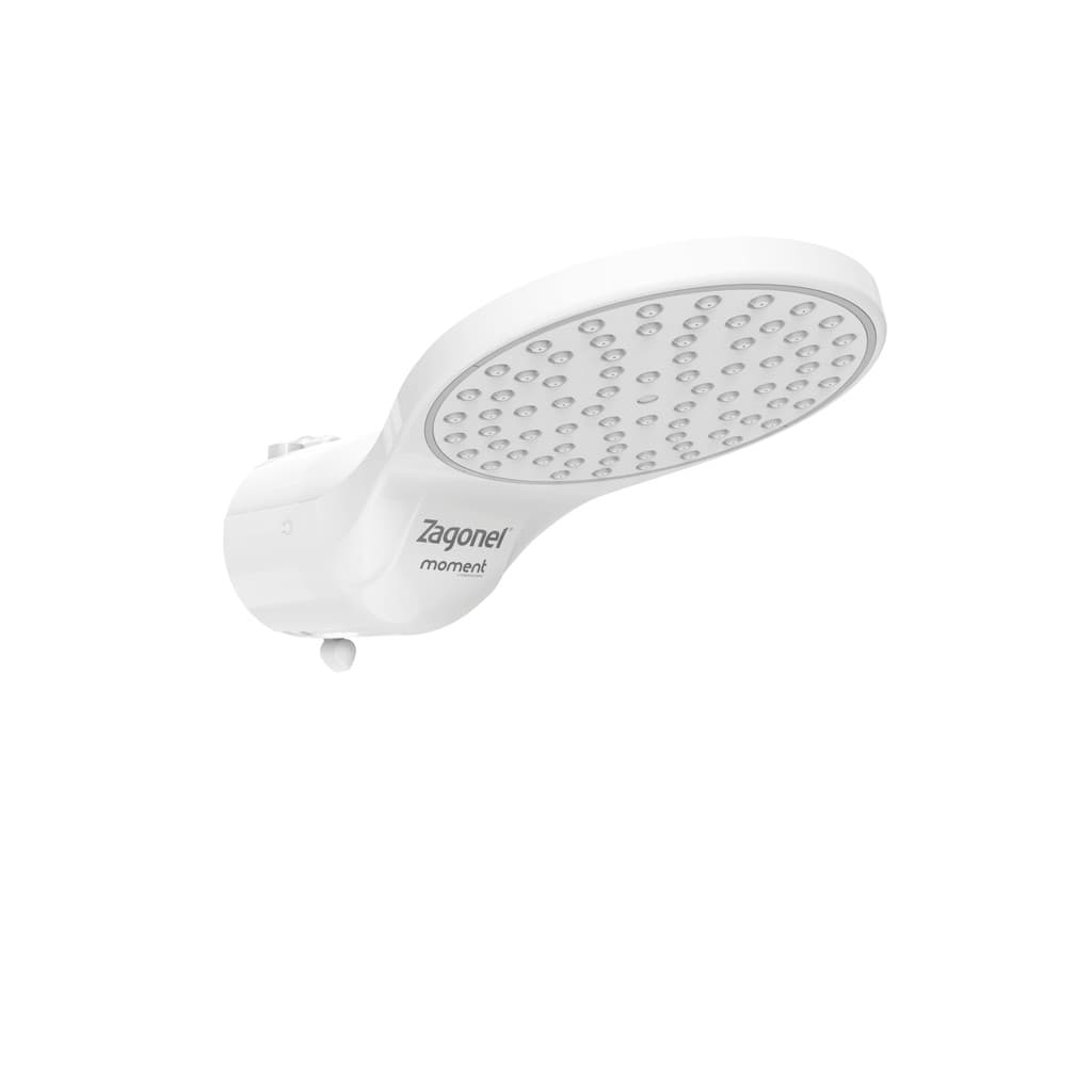Chuveiro Ducha Elétrico Moment 4 Temperaturas 220V 6800W Branco Zagonel
