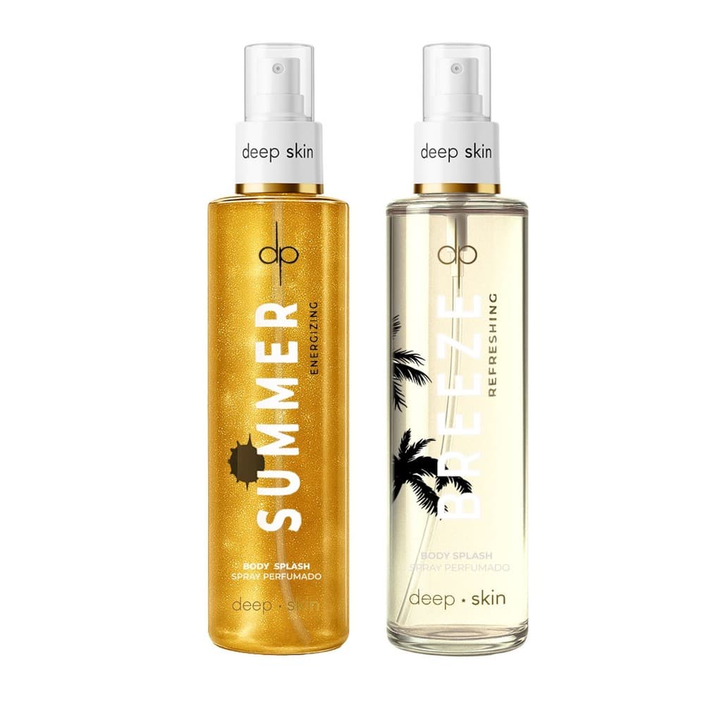 Kit Summer Vibes Deep Skin – Body Splash Summer Energizante + Breeze Refrescante | Duo Tropical Glow