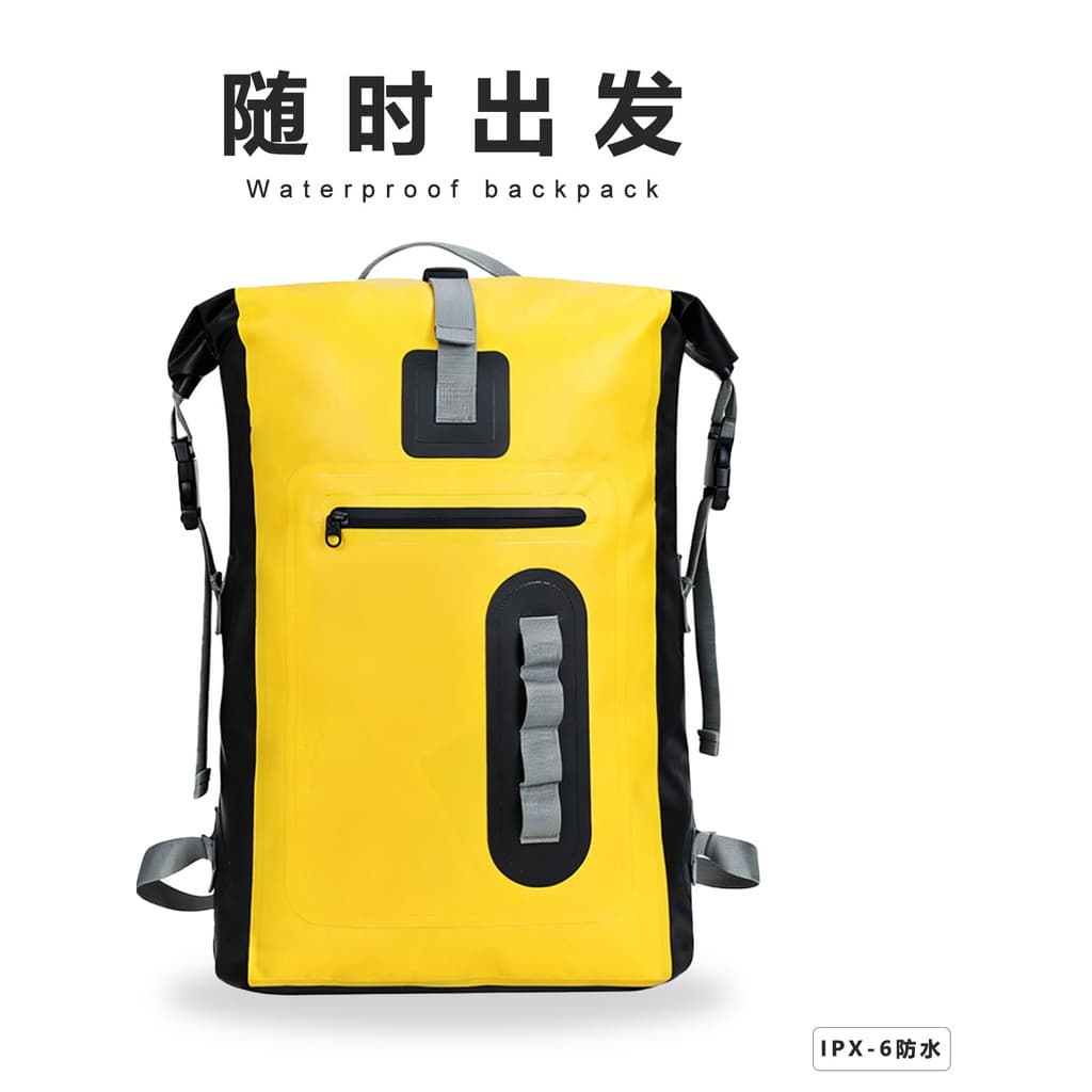 Mochila impermeável ao ar livre de grande capacidade natação rio rastreamento saco especial à prova dwaterproof água moc