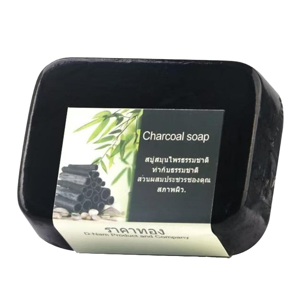 Sabonete Natural à Base de Ervas para Corpo e Rosto, Limpeza Suave e Hidratante para Todos os Tipos de Pele, Carvão Ativ