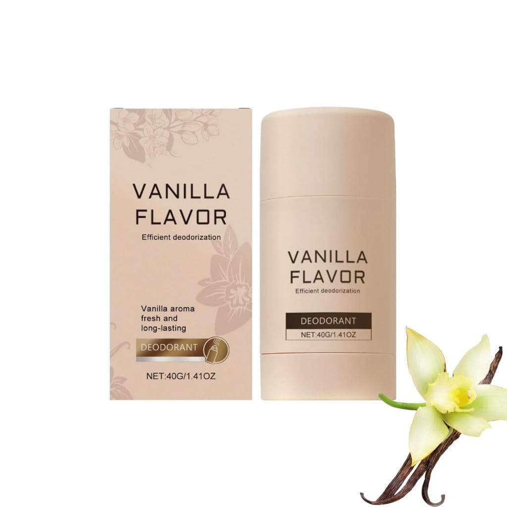 Desodorante em Bastão de Baunilha, Desodorante Natural para Homens e Mulheres, Proteção de Longa Duração Contra Odor Cor