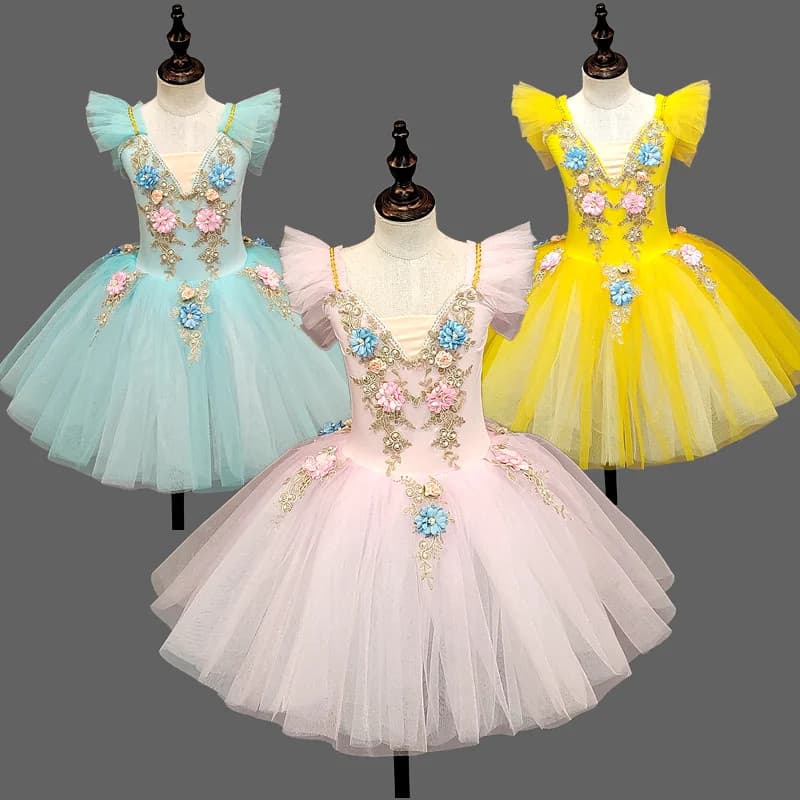 Vestidos de Balé para Meninas, Dança, Fantasias Infantis, Programas de Apresentação em Escolas, Dançarinos em Grupo
