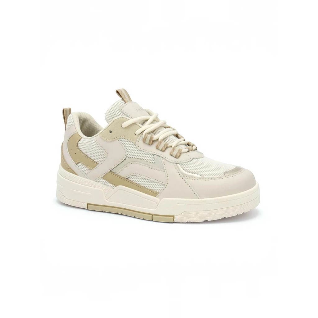 Tênis Ramarim Casual Moleca Chunky Com Solado Plataforma Natural/Gelo/Palha