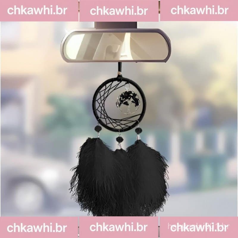 Pingente Para Espelho Retrovisor De Carro , Ornamento De Suspensão De Veículo Feito À Mão , Acessórios Encantadores De D