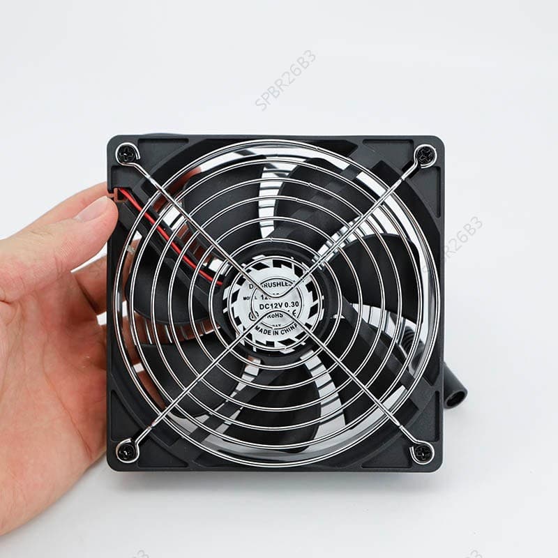 12025 120mm x 25 DC 12V Ventilador De Refrigeração Se Conecta Ao Controlador De Velocidade AC 110V 220V Para Computador